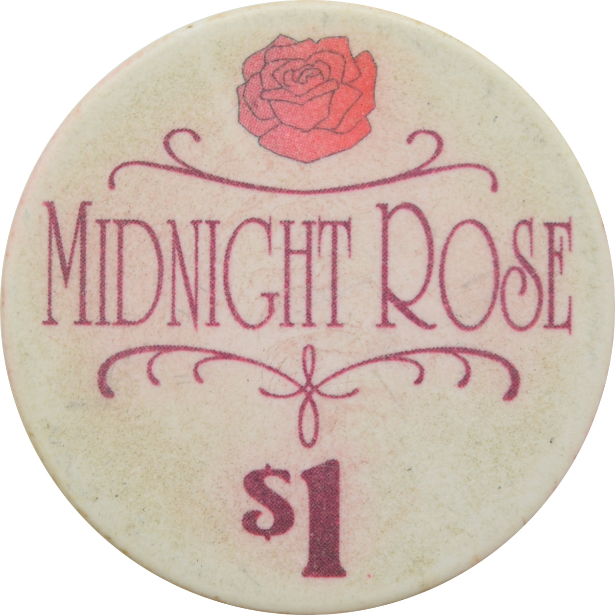 Midnight Rose Casino Cripple Creek Colorado $1 Chip