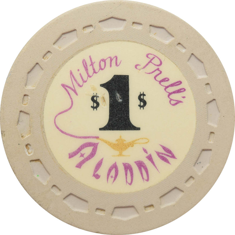 Aladdin Milton Prell's Casino Las Vegas Nevada $1 Chip 1966