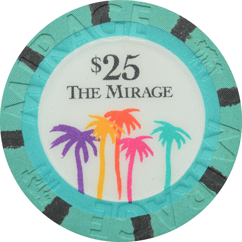 Mirage Casino Las Vegas Nevada $25 Chip 1996