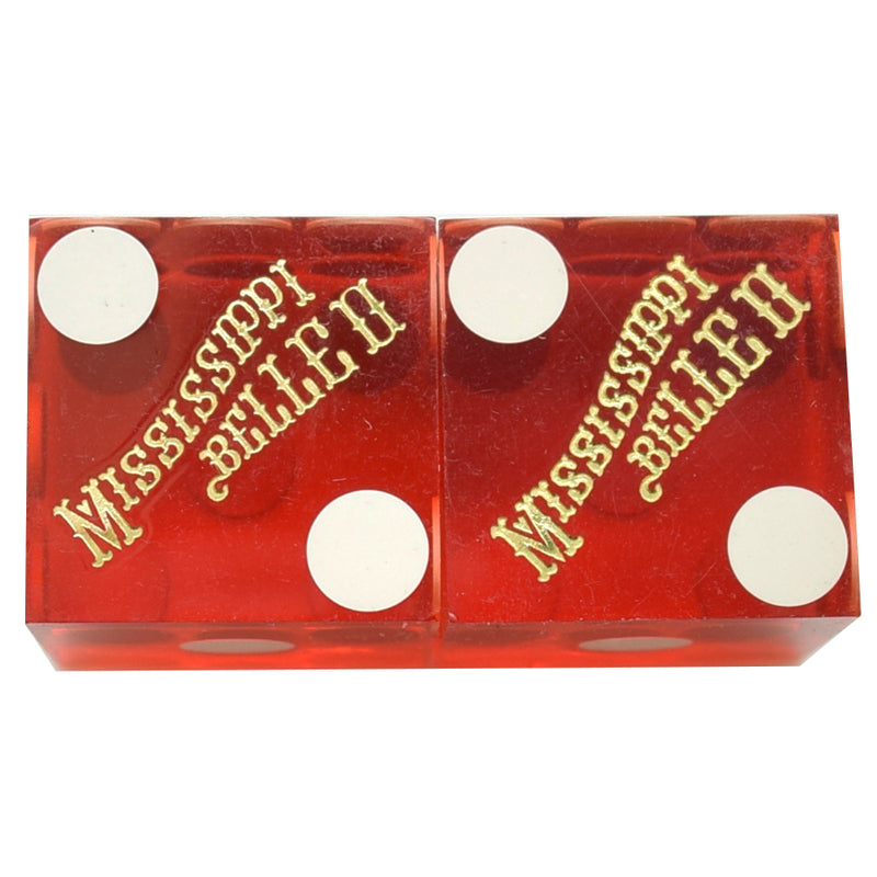 Mississippi Belle II Used Casino Pair of Dice