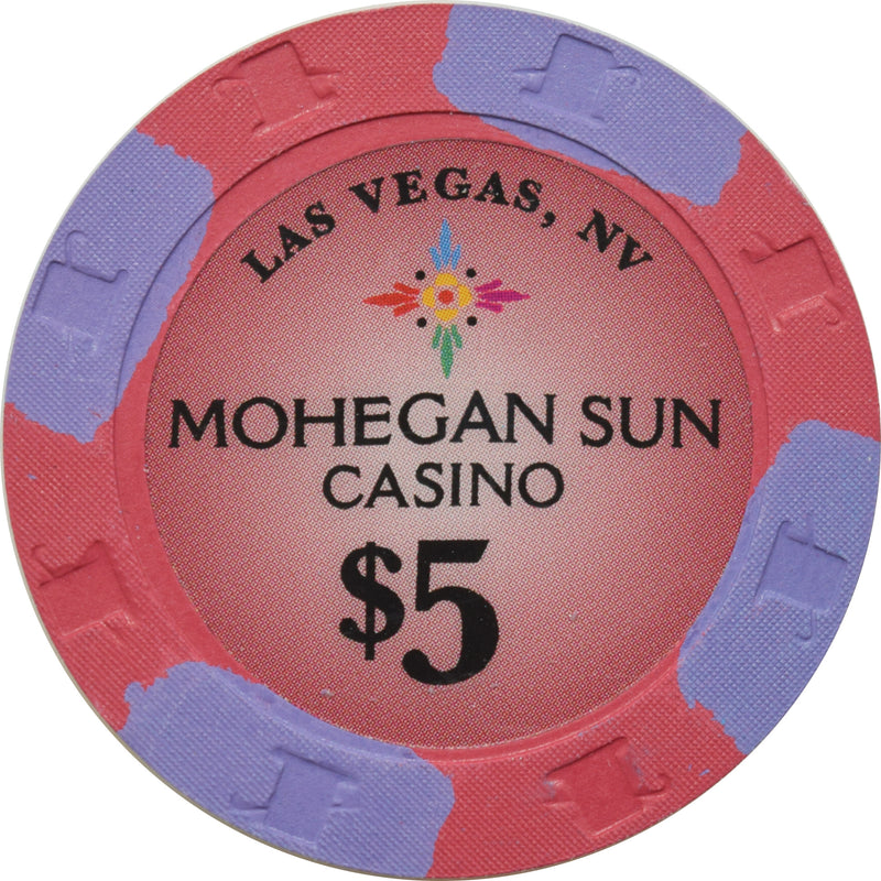 Mohegan Sun Casino at Virgin Hotels Las Vegas Nevada $5 Chip 2021