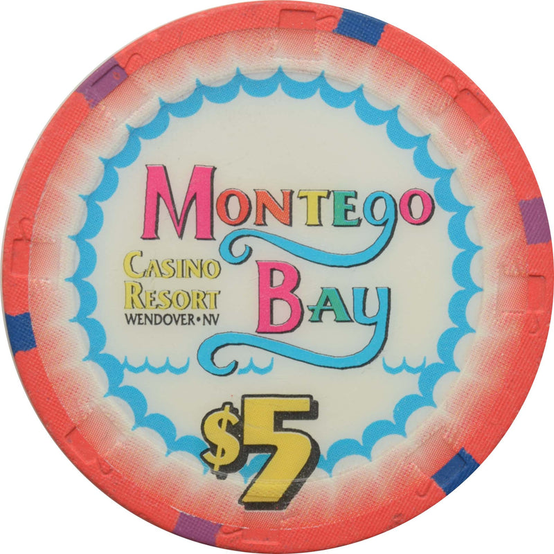 Montego Bay Casino Wendover Nevada $5 Chip 2002