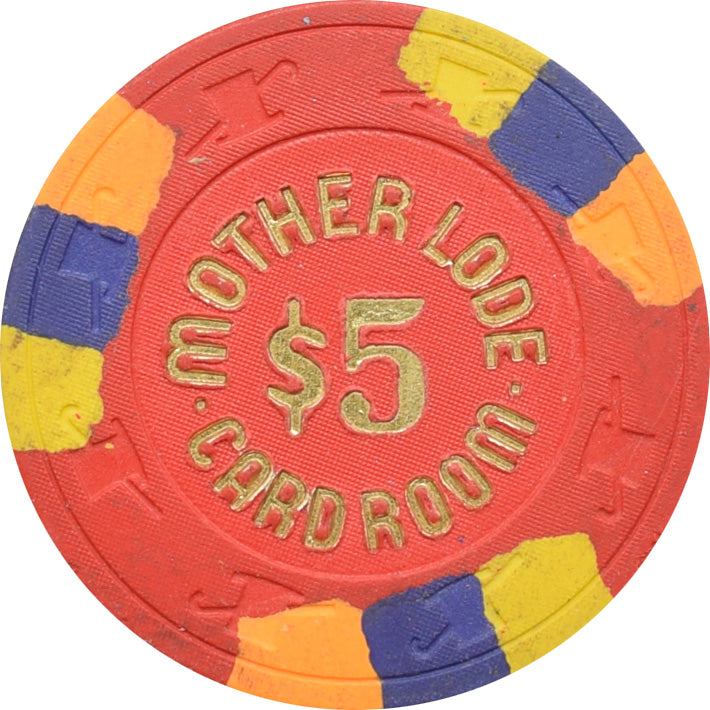 Mother Lode Card Room Placerville CA $5 Chip