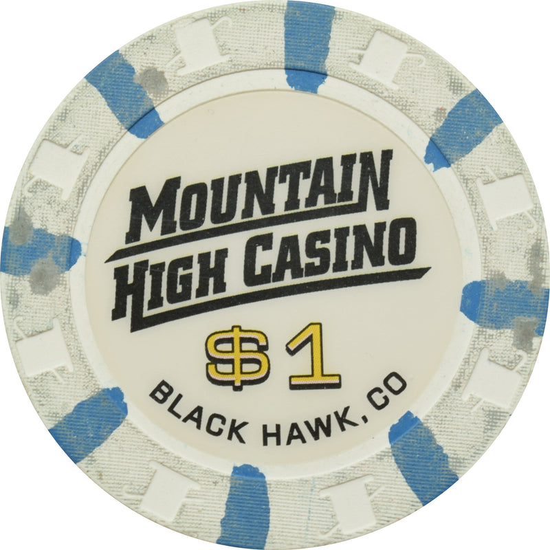 Mountain High Casino Black Hawk Colorado $1 Chip