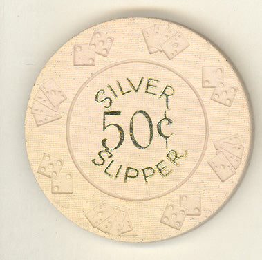 Silver Slipper Casino Las Vegas Nevada 50 Cent Chip 1972