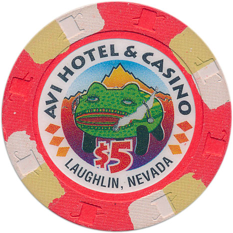 Avi Casino Laughlin Nevada $5 Chip 1995