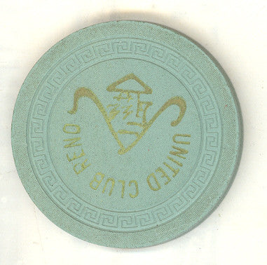 United Club Reno 10cent Casino chip 1962 - Spinettis Gaming - 2