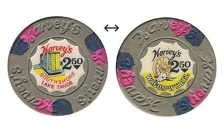 Harveys $2.50 grey chip - Spinettis Gaming - 1