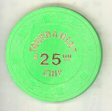 Vegas World Casino Las Vegas Nevada $25 NCV Chip 1980s