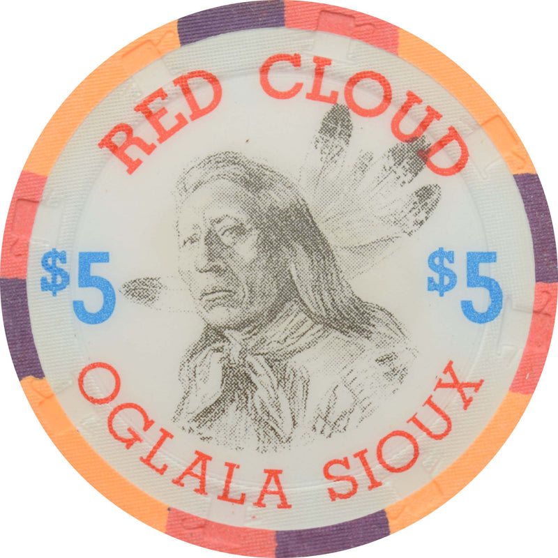 Indian Chiefs $5 Red Cloud Chip Paulson Fantasy