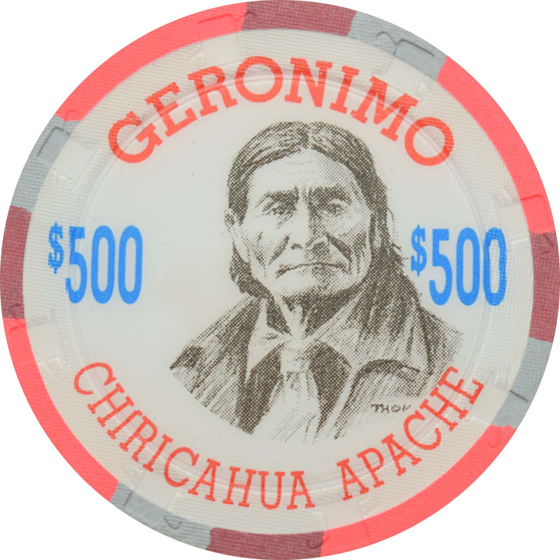 Indian Chiefs $500 Geronimo Chip Paulson Fantasy