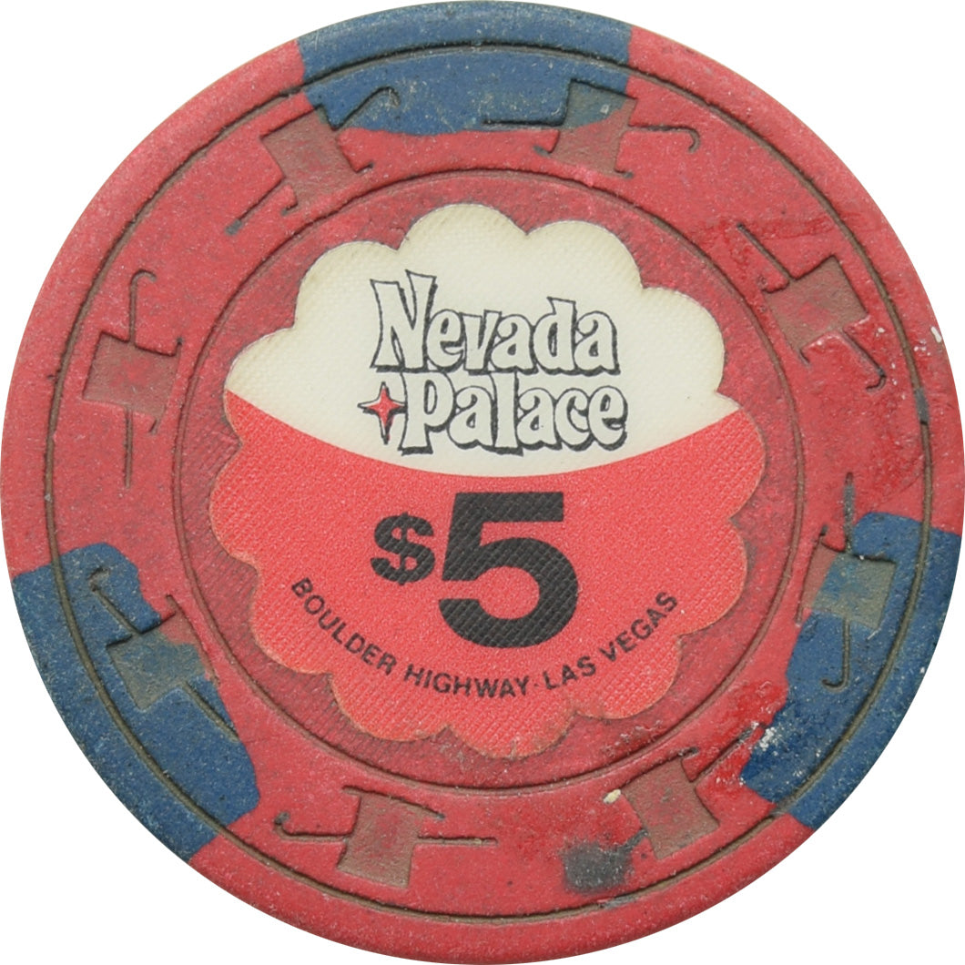 Nevada Palace Casino Las Vegas Nevada $5 Chip 1979