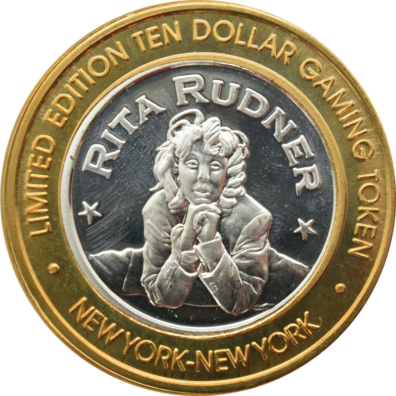 New York New York Casino Las Vegas "Rita Rudner" $10 Silver Strike .999 Fine Silver 2003