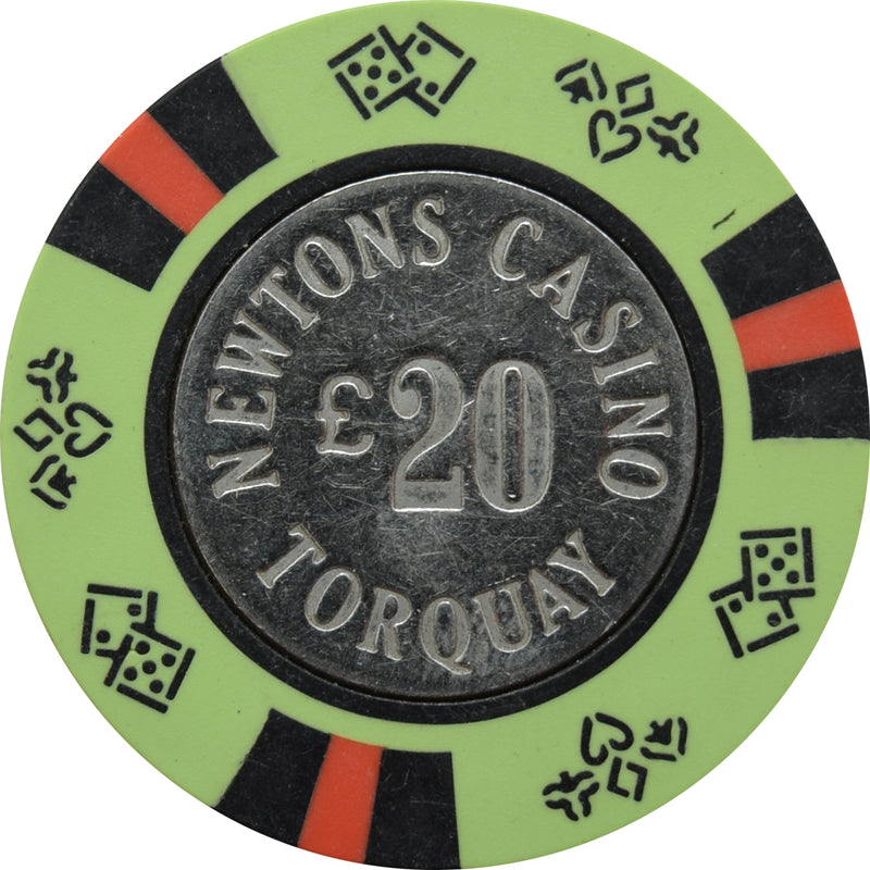 Newtons Casino Torquay United Kingdom £20 Chip