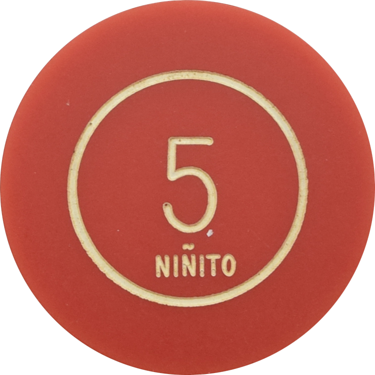 Ninito Blanca Hotel el Globo Pinar Del Rio Cuba $5 Chip