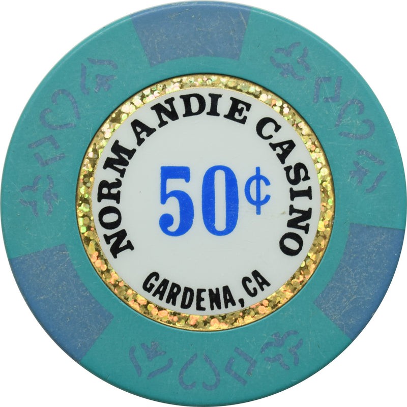 Normandie Club Casino Gardena California 50 Cent Chip