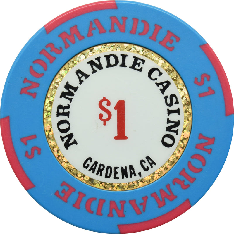 Normandie Club Casino Gardena California $1 Chip