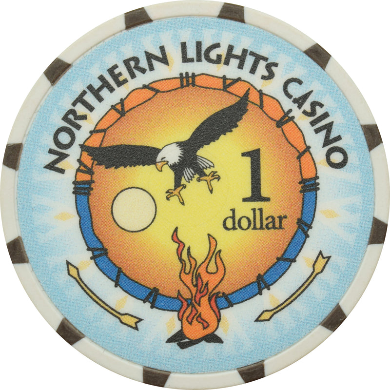 Northern Lights Casino Carter Wisconsin $1 Chip