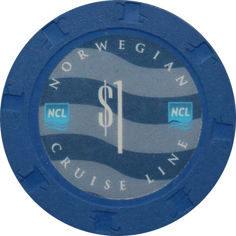 Norwegian Cruise Line (NCL) Casino $1 RHC Chip