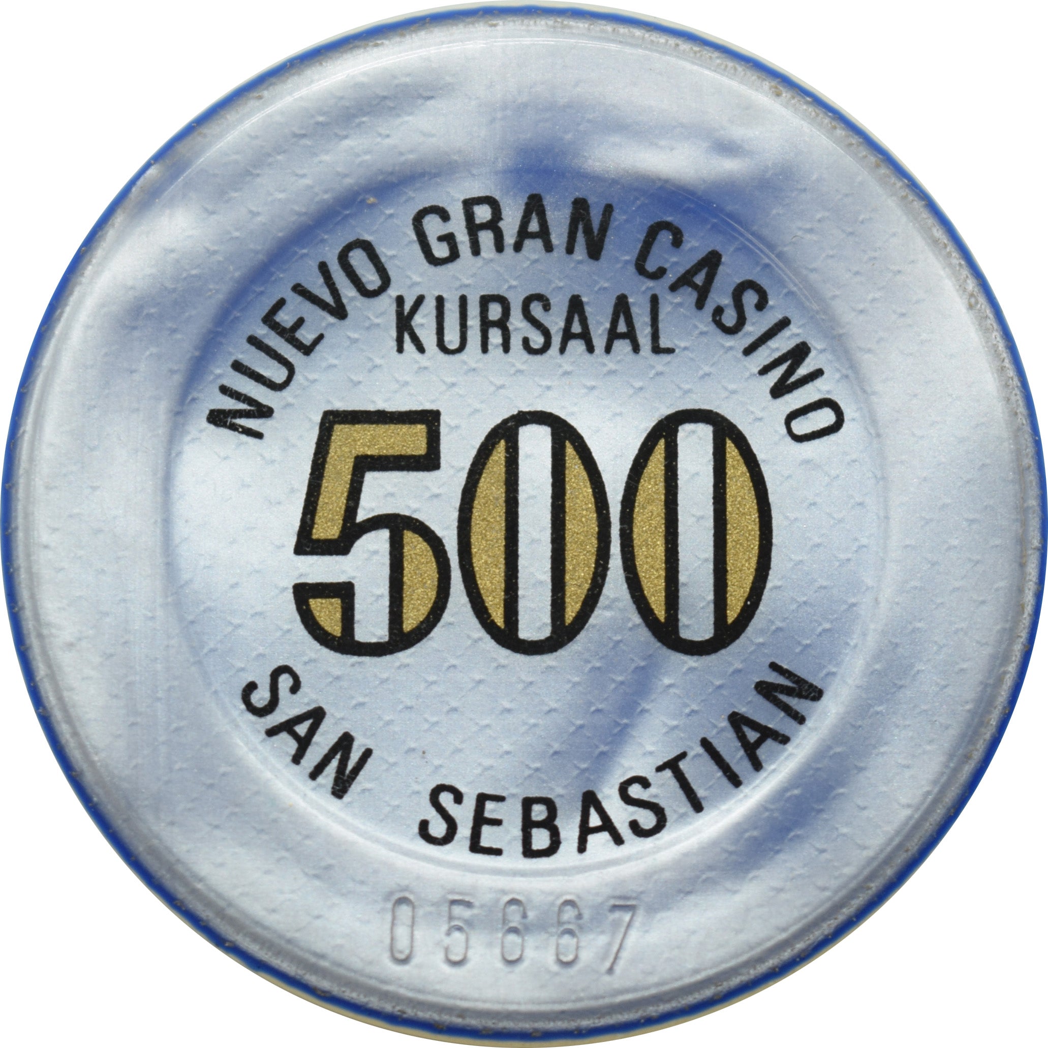 Nuevo Gran Casino Kursaal San Sebastian Spain ₧500 Jeton