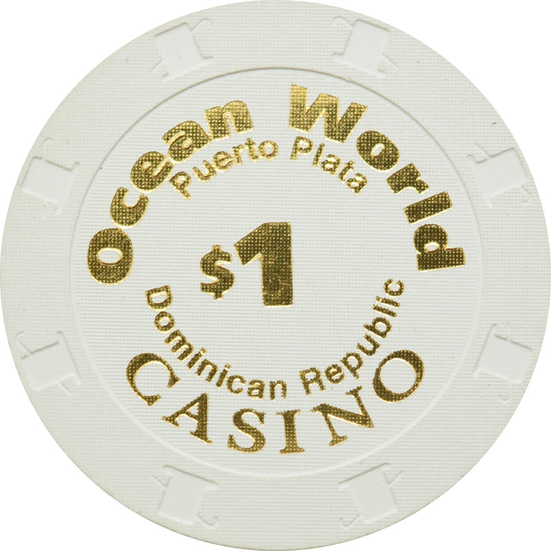 Ocean World Marina Casino Cofresi Beach Dominican Republic $1 Chip