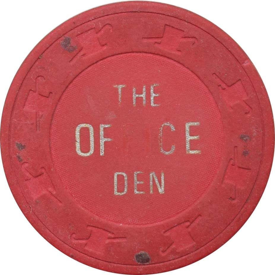 The Office Den Casino Sacramento California $1 Chip