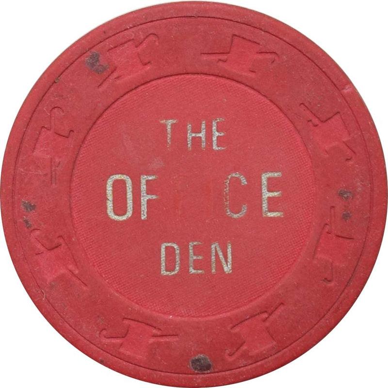 The Office Den Casino Sacramento California $1 Chip