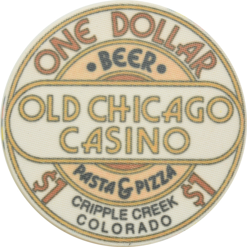 Old Chicago Casino Cripple Creek Colorado $1 Chip