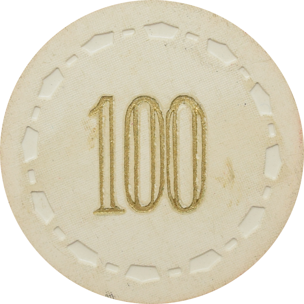 Pacific Club Illegal Honolulu Hawaii $100 Chip