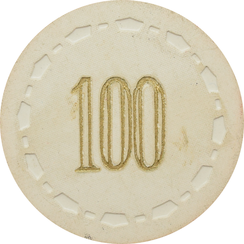 Pacific Club Illegal Honolulu Hawaii $100 Chip