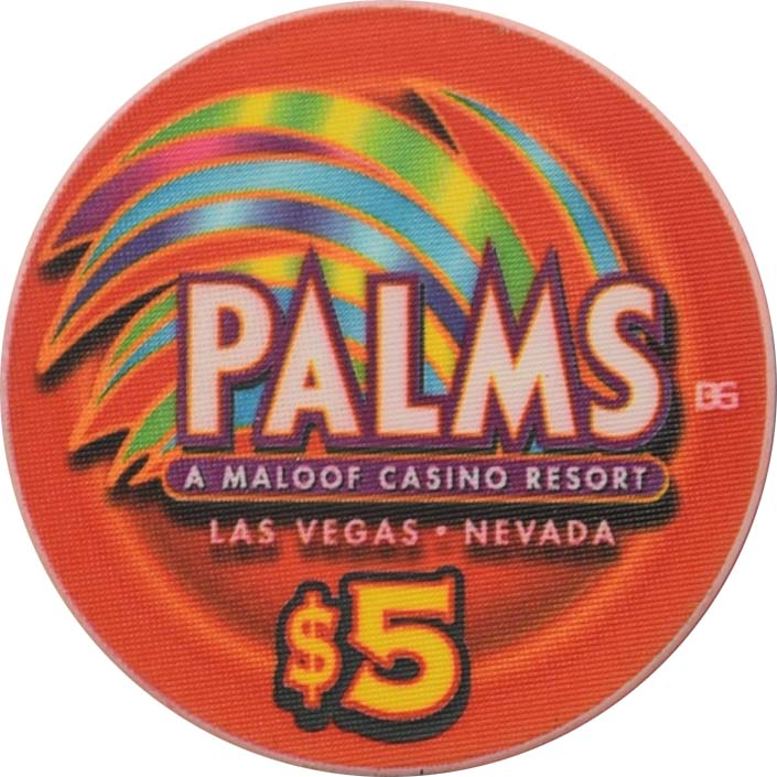 Palms Casino Las Vegas Nevada $5 Miss February Calendar Girl Chip 2005