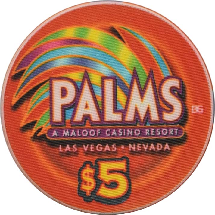 Palms Casino Las Vegas Nevada $5 Miss June Calendar Girl Chip 2005