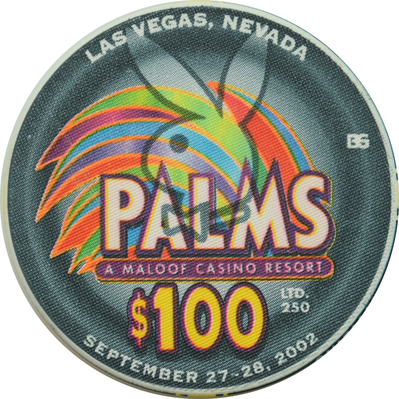 Palms Casino Las Vegas Nevada $100 20 Years of Excitement Chip 2002