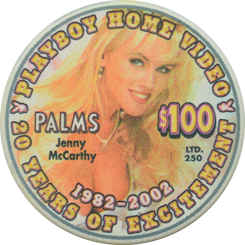 Palms Casino Las Vegas Nevada $100 Jenny McCarthy Chip 2002