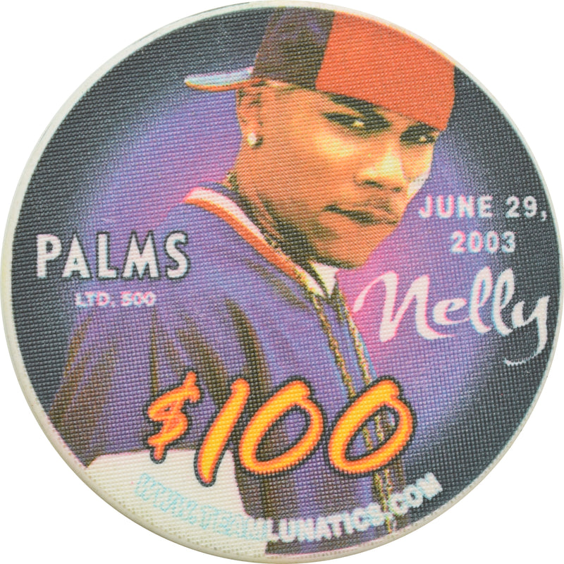 Palms Casino Las Vegas Nevada $100 Nelly Chip 2003