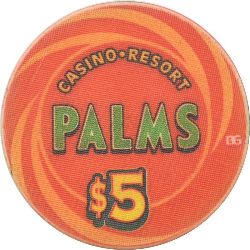 Palms Casino Las Vegas Nevada $5 Queens Chip 2001