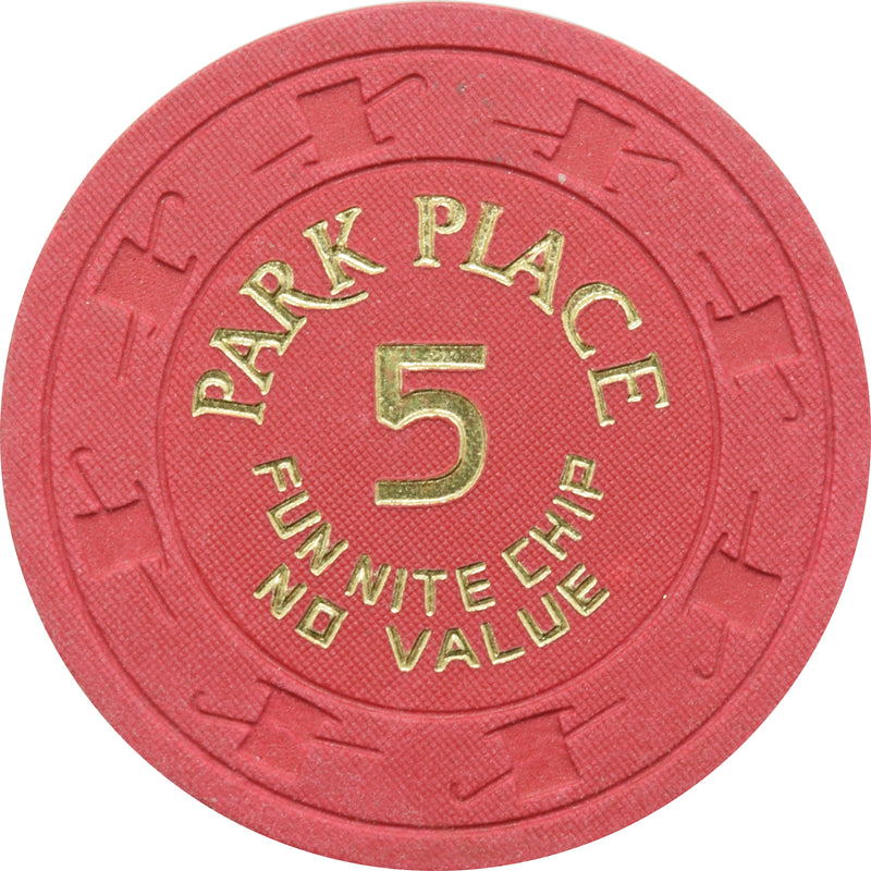 Bally's Park Place Casino Atlantic City New Jersey $5 NCV Chip