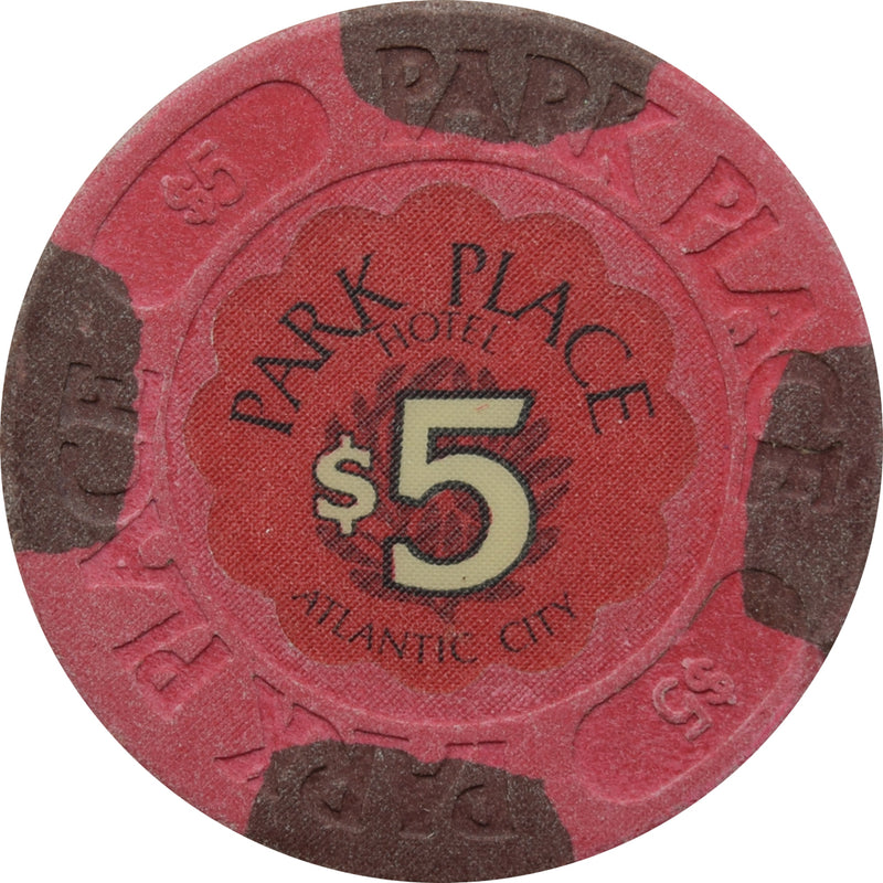 Bally's Park Place Casino Atlantic City New Jersey $5 Chip