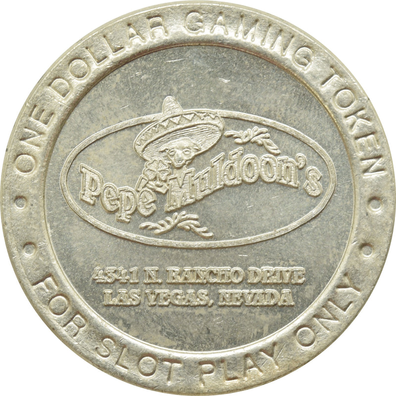 Pepe Muldoon's Las Vegas NV $1 Token 1996