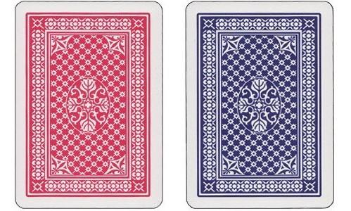 Copag Pinochle Cards Red/Blue 2 Deck Setup