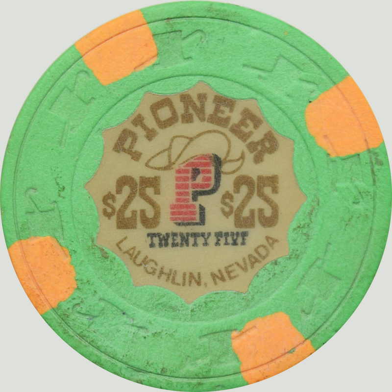 Pioneer Gambling Hall Casino Laughlin Nevada $25 Chip 1983