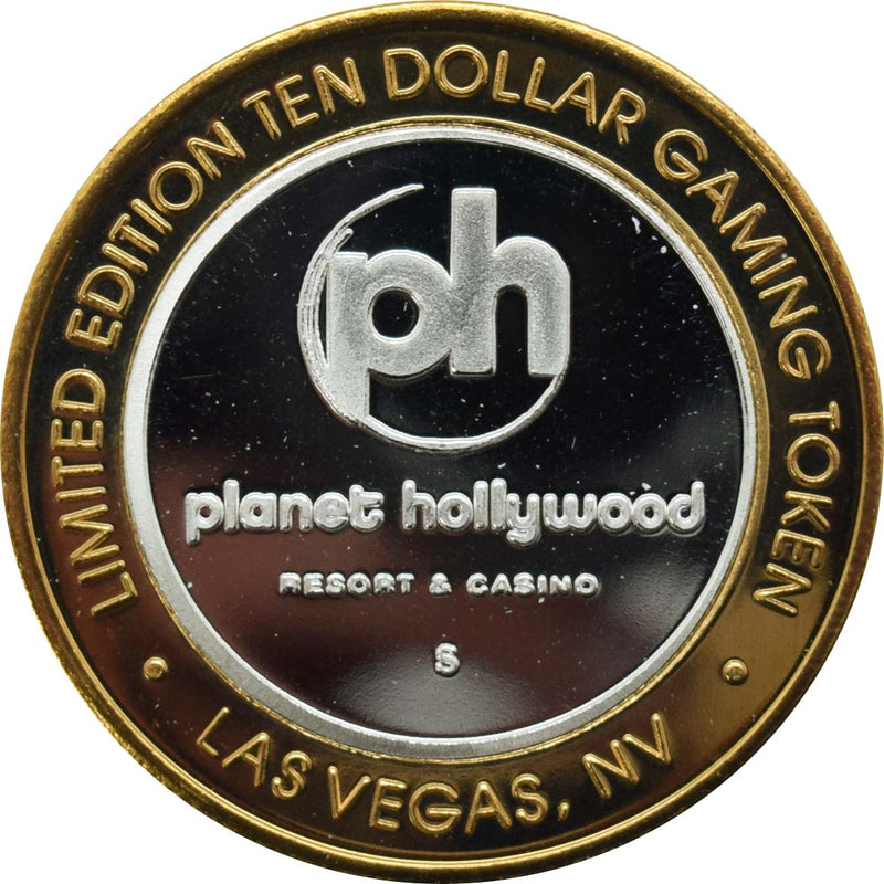 Planet Hollywood Casino Las Vegas Nevada "PH Logo" $10 Silver Strike 2009