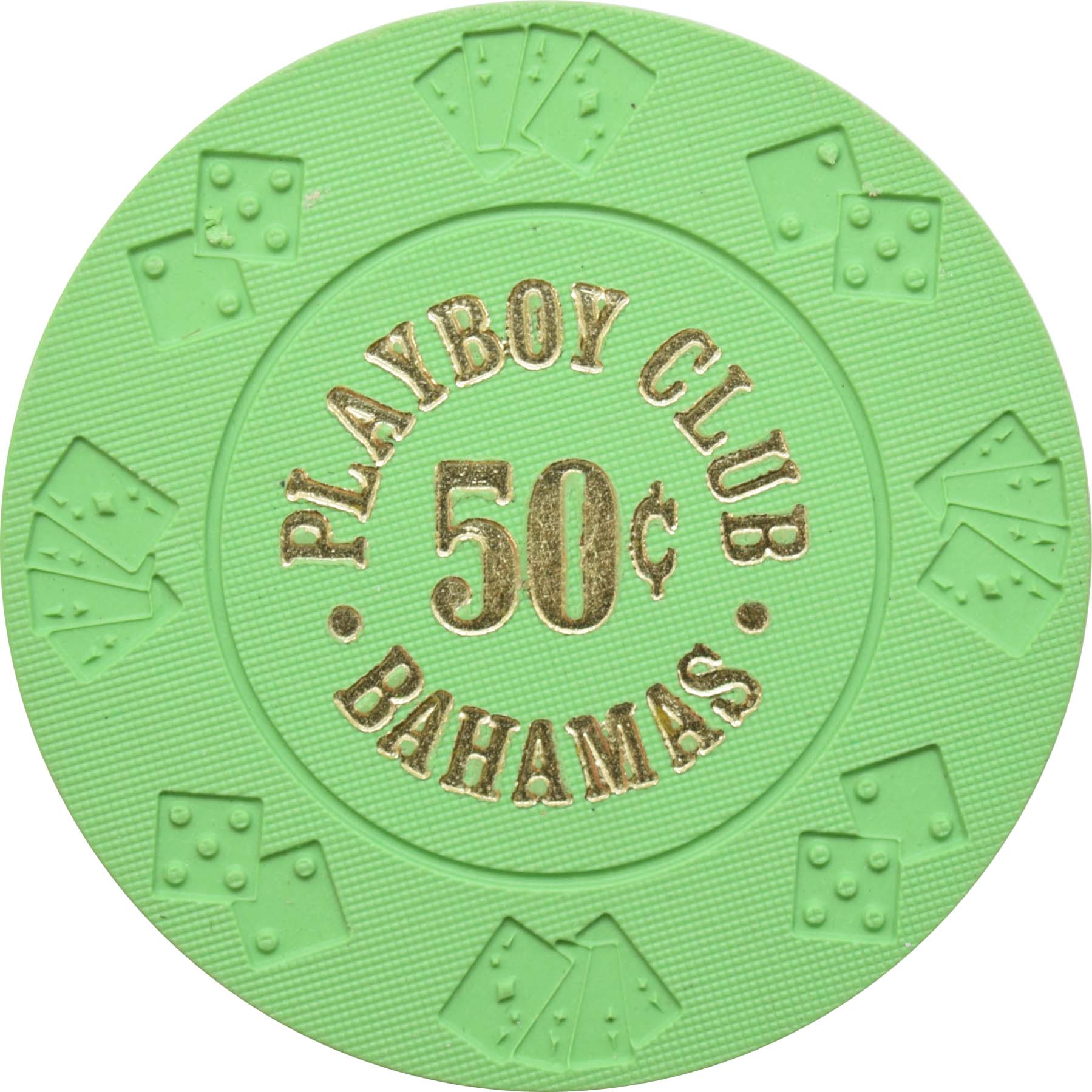 Playboy Club Casino Nassau Bahamas 50 Cent Chip