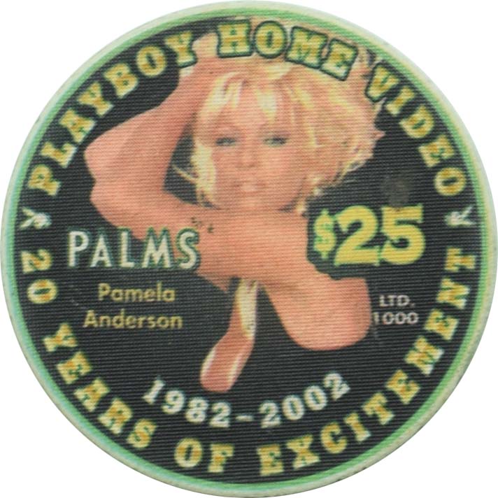 Palms Playboy Club Casino Las Vegas Nevada $25 Pamela Anderson Chip 2005