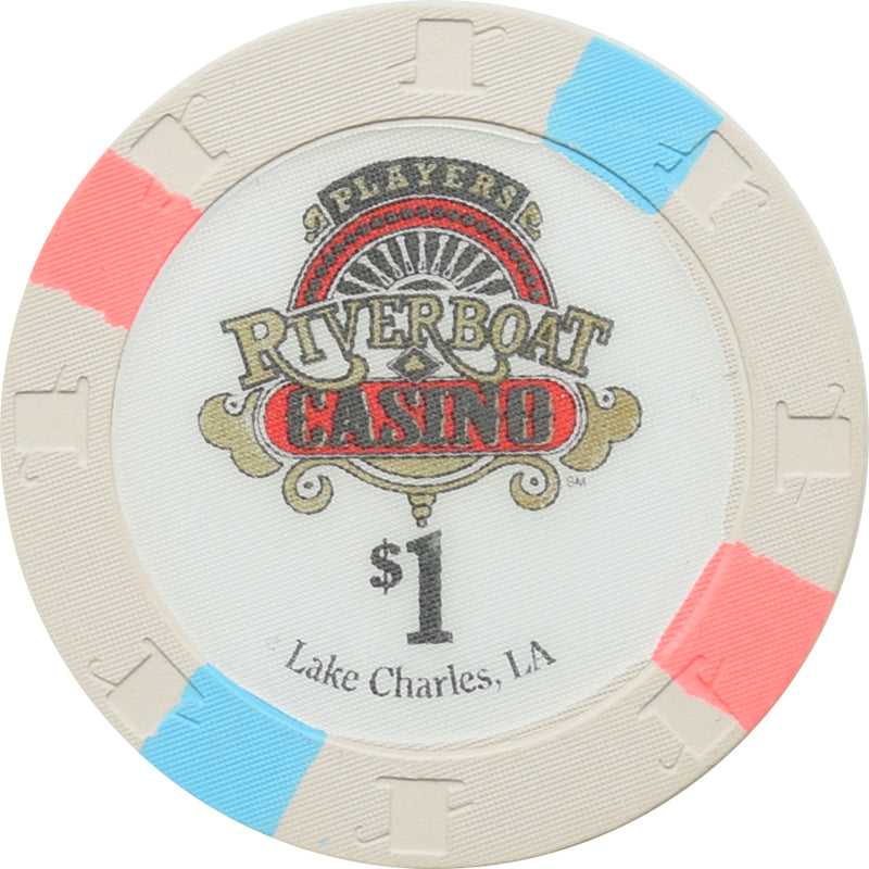 Players Island Casino Lake Charles LA $1 Chip