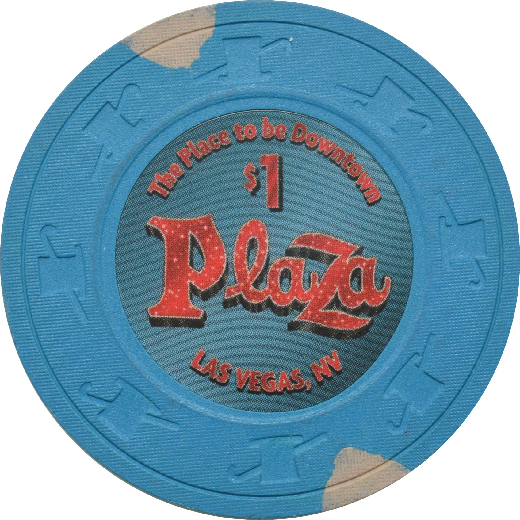 Plaza Casino Las Vegas Nevada $1 Chip 2015