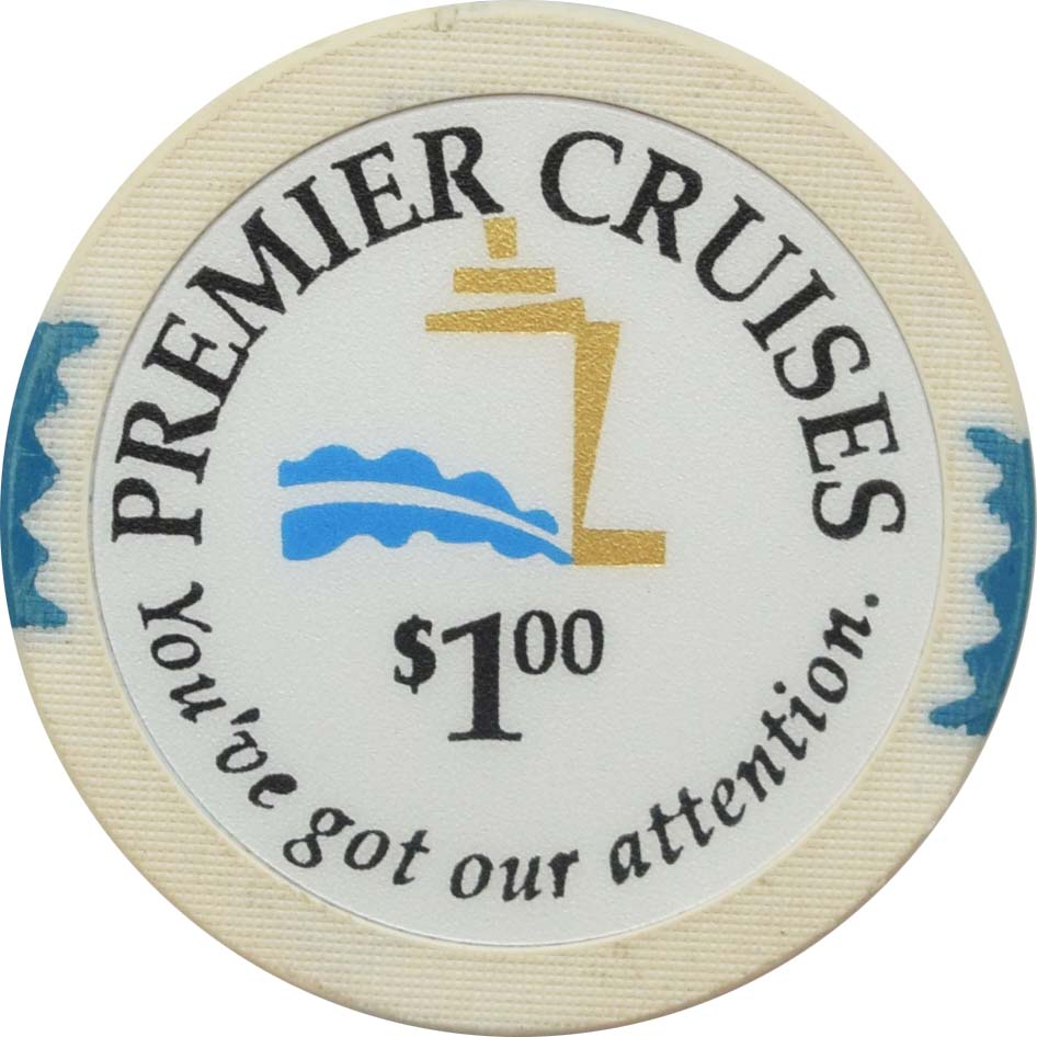 Premier Cruise Lines $1 (RT Plastics) Chip