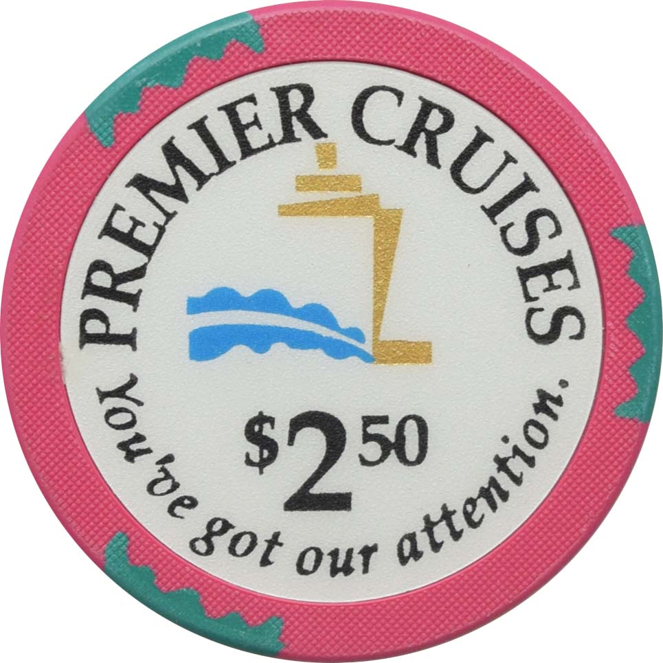 Premier Cruise Lines $2.50 (RT Plastics) Chip