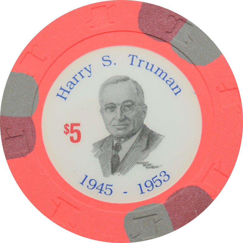 Paulson Presidents $5 Truman RHC Fantasy Chip