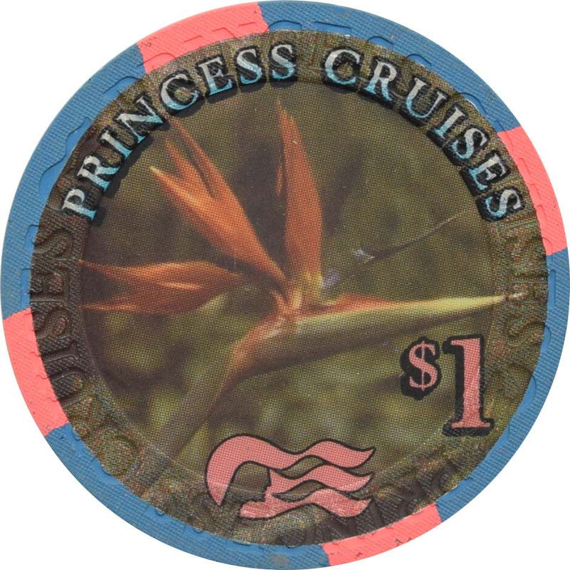 Golden Princess (Princess Cruises) Casino $1 Chip 2001